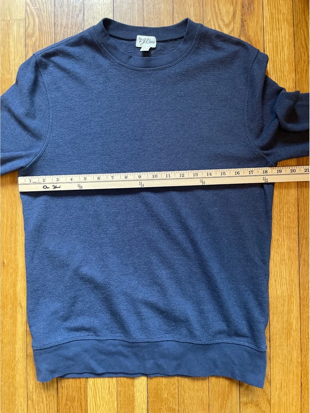 J.Crew Knit Long Sleeve Crewneck Pullover Slate Blue Men's Small